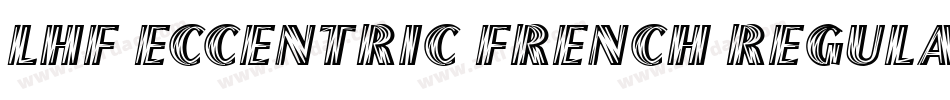 LHF Eccentric French Regular字体转换